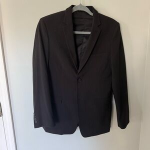 Calvin Klein Black Mens Sport Coat